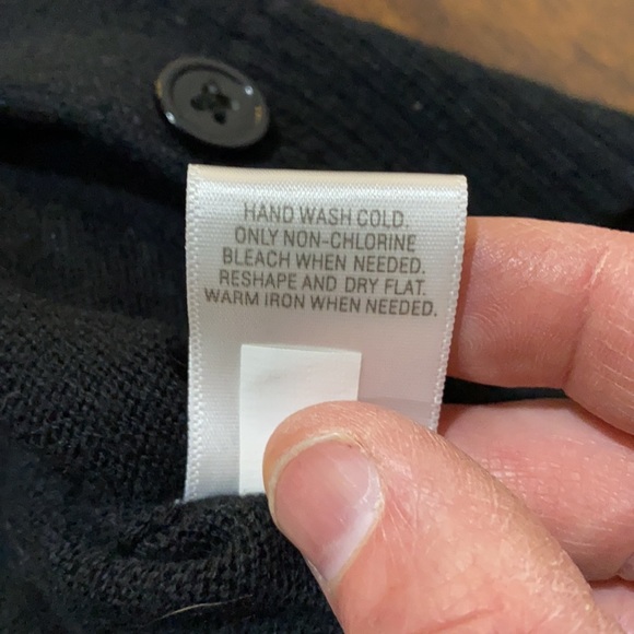 Merona Black Argyle Cardigan Size XS - Picture 10 of 11